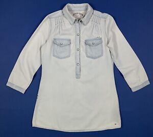 Tommy hilfiger camicia denim donna usato S Small shirt woman fashion T8696
