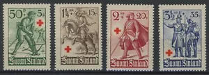 Finland 1940 : Red Cross - Good Set Very Fine MNH Stamps - Picture 1 of 1