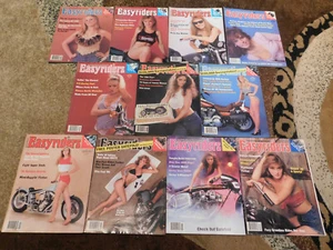 11 Easyriders Motorcycle Magazines 1986 David Mann Art Collectible Choppers - Picture 1 of 2