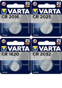 Varta Knopfzellen CR2016 CR2025 CR1620 CR2032 Batterien neuester Herstellung