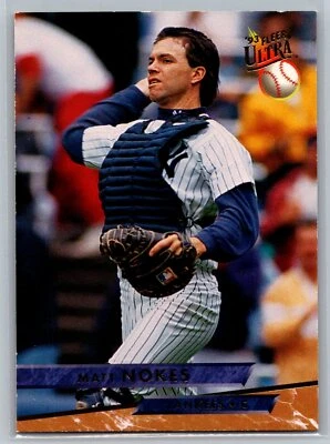 Matt Nokes 1993 Ultra BASEBALL #247 New York Yankees - Image 1 of 2