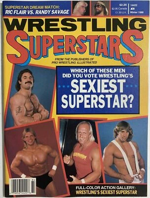 Revista HULK HOGAN Superestrellas de Lucha Más Sexy INVIERNO 1988 wwf con Pinup Foto 1 de 4
