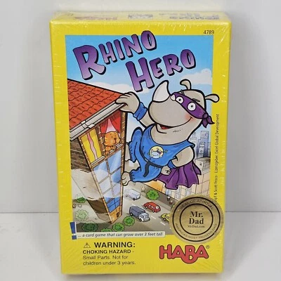 Rhino Hero Stacking Balancing Dexterity Card Game HABA New Sealed - Image 1 of 4