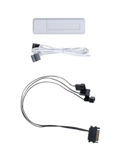 Controlador inalámbrico Lian Li UNI Fan SL inalámbrico y Strimer RF-T-W.01 con PWM - Imagen 1 de 1