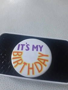 Its my Birthday Vintage Badge - Picture 1 of 3
