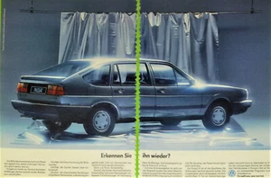 # Werbeanzeige/advertisement A5x2: VW Passat Schrägheck von 1985 (O5-1-47) - Bild 1 von 1