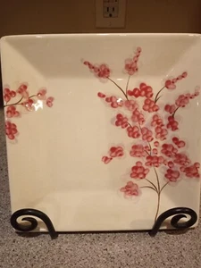 Tabletops Gallery Celine Square Salad Plate  - Picture 1 of 6