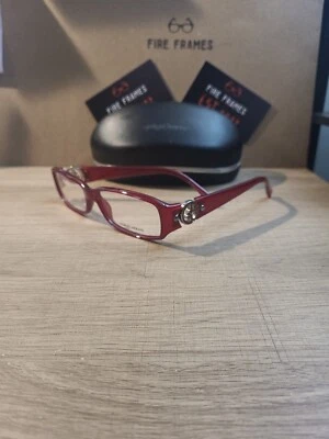 GIORGIO ARMANI GA 471 EAN RED EYEGLASSES FRAMES 54-14-135 ITALY OPTYL - Image 1 of 4