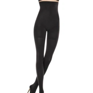 SPANX Strumpfhose Star Power High Waist schwarz halbblickdicht Pantyhose Gr. F Style 7P641 - Bild 1 von 9