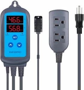 Inkbird IHC-200 Wired Digital Humidity Controller Humidifier Humidistat Wet Fan - Picture 1 of 10