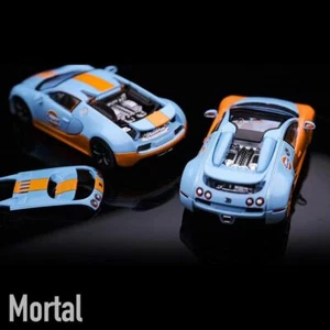 Mortal 1/64 Bugatti Veyron Super Sport Diecast Toys Cars Models Panda Gulf Gift - Picture 1 of 21