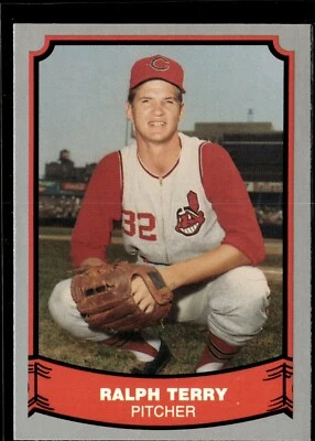1988 Pacific Baseball Legends #64 RALPH TERRY Cleveland Indians - Image 1 of 2