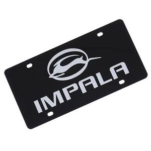 Chevy Impala Logo License Plate (Chrome) - Picture 1 of 4