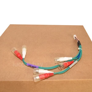 Authentic ALPINE ILX-207 ILX207 RCA Harness Front Rear SUB Free Fast Shipping - Picture 1 of 1