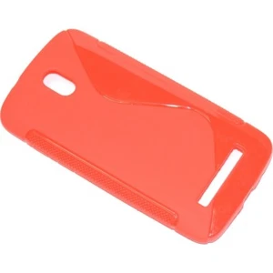 SSYL CUSTODIA IN SILICONE S-LINE COVER TPU CASE PER HTC DESIRE 500 ROSSA RED NEW - Foto 1 di 4