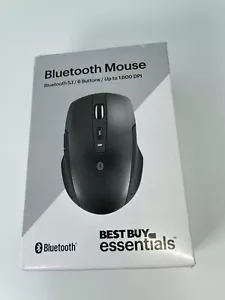 Best Buy Wireless Bluetooth 5.1 Optical 6 Button Mouse for PC and Mac - Black - Picture 1 of 5