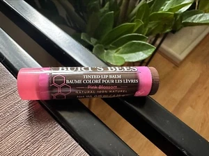 Burt's Bees Tinted Lip Balm - Pink Blossom (8hr) - Picture 1 of 3