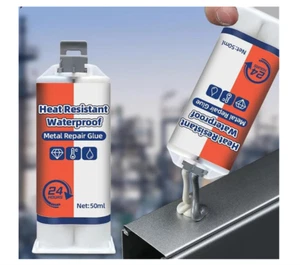 Heat Resistant Waterproof Metal Repair Glue, Epoxy Glue for Metal Heavy Duty - Picture 1 of 8