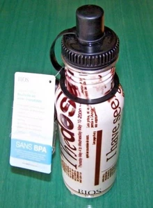 BIOS H2O Edelstahl WASSERFLASCHE - BPA frei 20 oz / 600 ml - Zeitung  - Bild 1 von 10