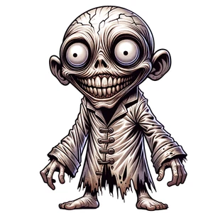 Calcomanía Evil Madman Lunático - Pegatina Espeluznante - Calcomanía de vinilo misteriosa - Calcomanía de 5" - Imagen 1 de 1