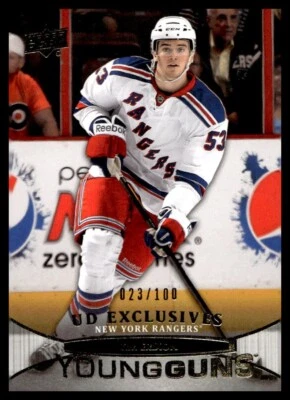 2011-12 UD Series 1 Young Guns Exclusives Rookie /100 #228 Tim Erixon - Image 1 of 2