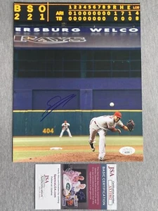 DIAMONDBACKS- EDWIN JACKSON AUTOGRAPH 8x10 NO HITTER PHOTO 6/25/18 JSA AX31802 - Picture 1 of 1