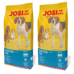2 x 15 kg Josera JosiDog Master Mix, bunter Knusper-Mix für ausgewachsene Hunde - Bild 1 von 2