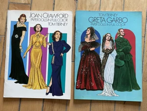 Movie Star Paper Dolls by Tom Tierney, Lot of 2 - Picture 1 of 2