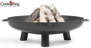 Feuerschale "Bali" Ø 80cm Feuerstelle für den Garten aus Stahl Feuerkorb Grill - Bild 1 von 11