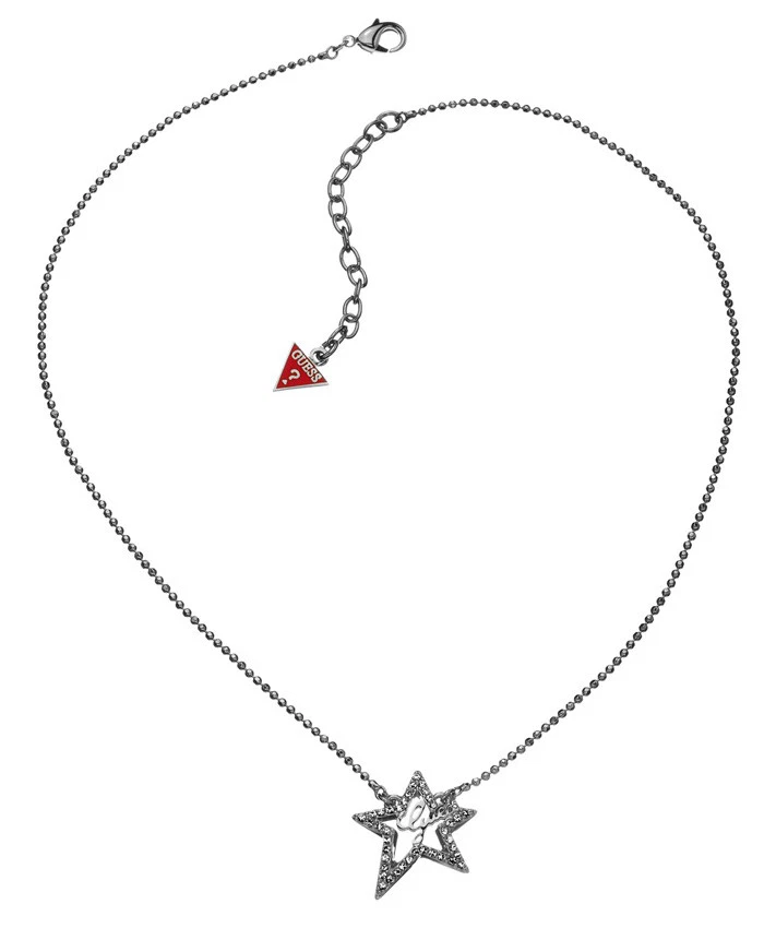 GUESS Collana/Collier con Ciondolo UBN80106 Argentato - Immagine 1 di 1