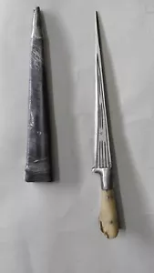 Antiker Poniard Dolch 1918 Vintage Barasingha Dirk Unikat alt selten Sammlerstück' - Bild 1 von 8