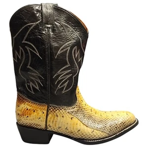 Laredo Mid Calf Western Boots Womens Sz 8 Multi Block Heel Animal Print Pull On - Picture 1 of 15