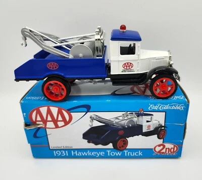 ERTL Stock # 20149P 1931 HAWKEYE TOW TRUCK DIECAST VEHICLE ~ 1:34 SCALE NEW! - Image 1 of 4