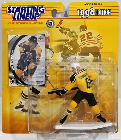 1998 Starting Lineup Joe Thornton Boston Bruins  NHL Hockey SLU Figure Cover