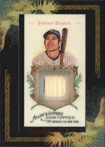 2008 Topps Allen and Ginter Relics #JDD Johnny Damon Bat C - NM-MT - Picture 1 of 2