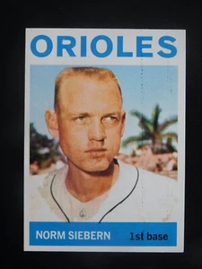 1964 Topps Baseball Card #145 Norm Siebern (NM+) - Picture 1 of 2
