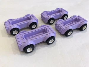 4 x Lego Vehicle Base 5x10x2 1/2, Mudguards, 6x2 Recess Lavender P/N 11650 - NEW - Picture 1 of 1