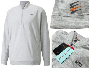 Puma Golf Cloudspun Moving Day 1/4 pullover cerniera CTRL £70 S M L XL XXL - Foto 1 di 9