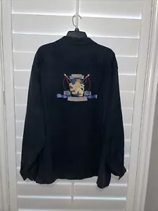 Nat Nast Limited Edition #3 Long Sleeve Buttoned Embroidered Back Shirt Black XL - Picture 1 of 10