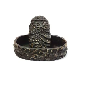Cuchillos de espada de latón Fuchi Kashira samurai japonés katana piezas Tsuba Wave Edo - Imagen 1 de 12