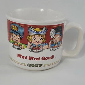 Taza de sopa Campbells de colección 1993 primeros en responder cerámica Westwood M'm M'm! ¡Bueno! - Imagen 1 de 12