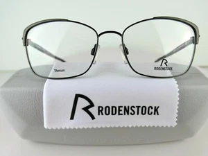 RODENSTOCK R 7087 A (Gunmetal) 52-16-135 TITANIUM Eyeglass Frames  - Picture 1 of 9