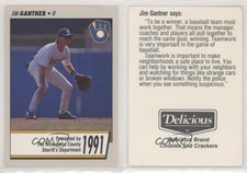 1991 Delicious Brand Milwaukee Brewers Police County Sheriff Jim Gantner