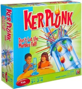 Don'T Let the Marbles Fall-Mattel Games Kerplunk Kids Family Game for 2-4 Player - Picture 1 of 6