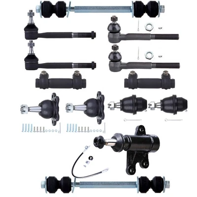 13x Fits 1995-1999 Chevrolet K1500 Front Ball Joints Sway Bar Tie Rod Suspension - Image 1 of 4