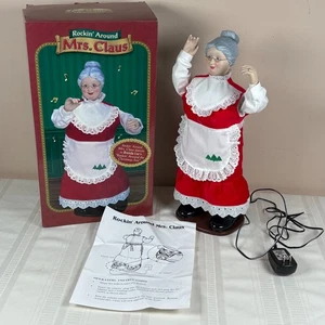 Vintage Rockin’ Around Mrs Claus 16” Dancing Music Christmas Fantasy New In Box - Picture 1 of 5
