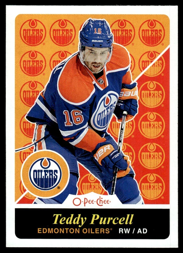 2015-16 O-Pee-Chee Retro Teddy Purcell Edmonton Oilers #112 - Image 1 of 2
