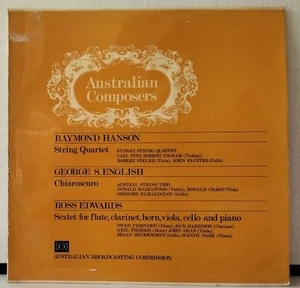AUSTRALIAN COMPOSERS ABC RRCS-129 R. HANSON, G.S. ENGLISH R. EDWARDS AUS RARE LP - Picture 1 of 3