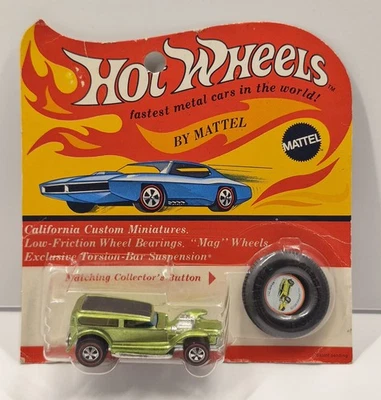 Hot Wheels Redline verde mela The Demon Blister Pack BP!! interno bianco resistente - Immagine 1 di 4