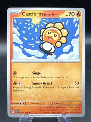 Castform Sunny Form 020/191 Sv08: Surging Sparks Regular - Image 1 of 2